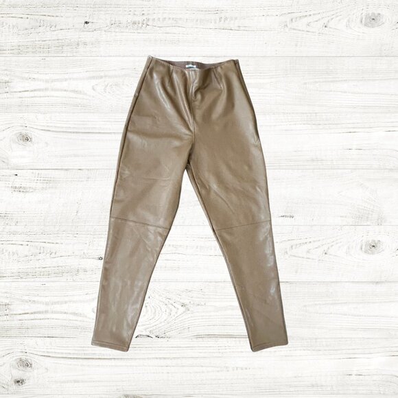 Abercrombie vegan leather pants size large - Picture 2 of 4